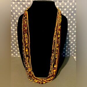 Multi strand necklace